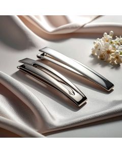 Metal Snap Hair Barrettes