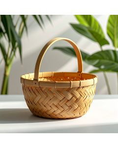 Handwoven Bamboo Basket