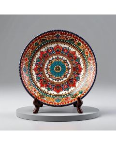 Meenakari Decorated Plate