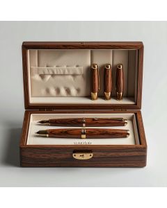 Custom Engraved Wooden Pen Set