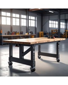 Heavy Duty Adjustable Workshop Table